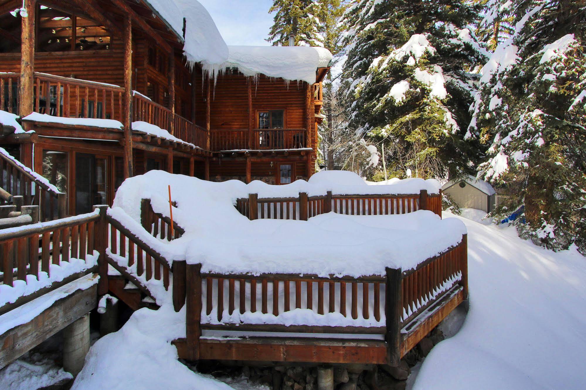Log Cabin On The Stream Sundance Buitenkant foto